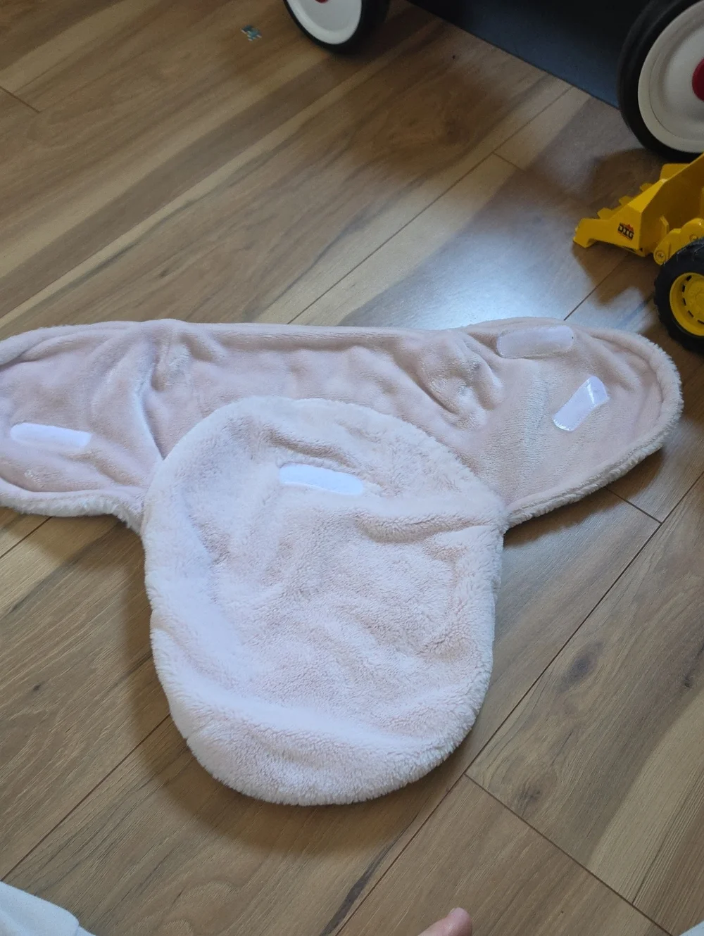 Plush Pink Baby Swaddle Wrap